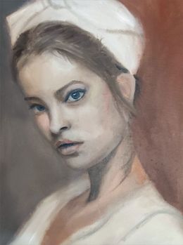 A portrait of a young woman