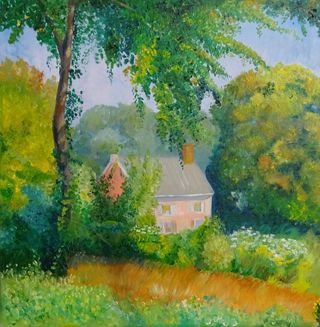 Countryside with house