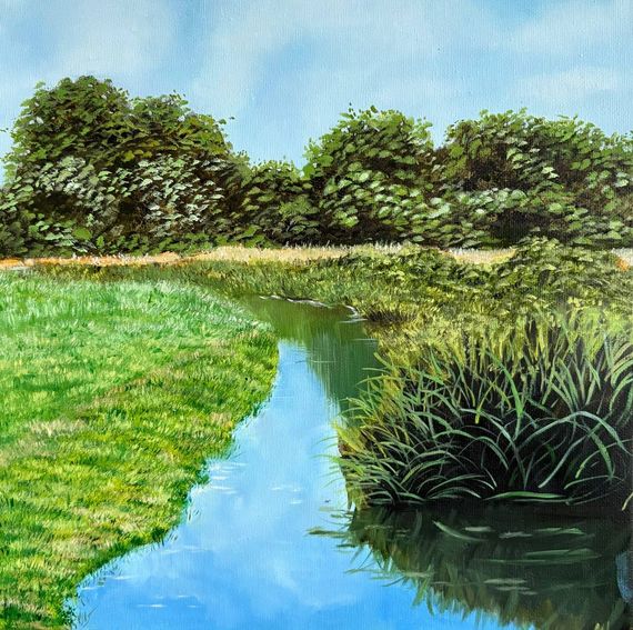 The serene landscape